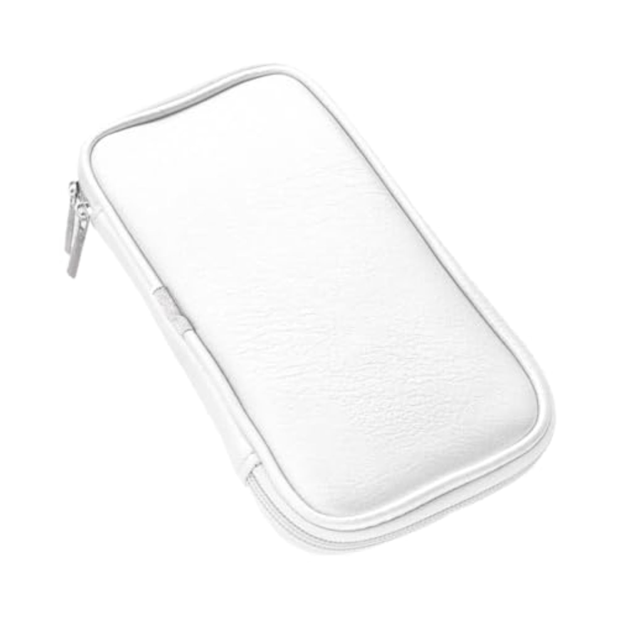 Professional Makeup Brushes Organizer Bag for Women, White